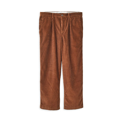 Corridor Brown Cord Pleated Trouser