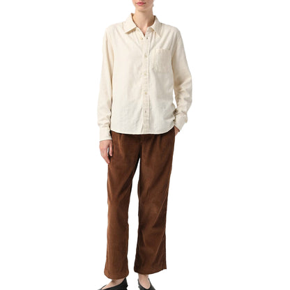 Corridor Brown Cord Pleated Trouser