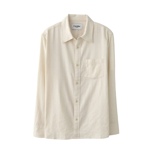 Corridor Ripple Natural Long Sleeve Shirt