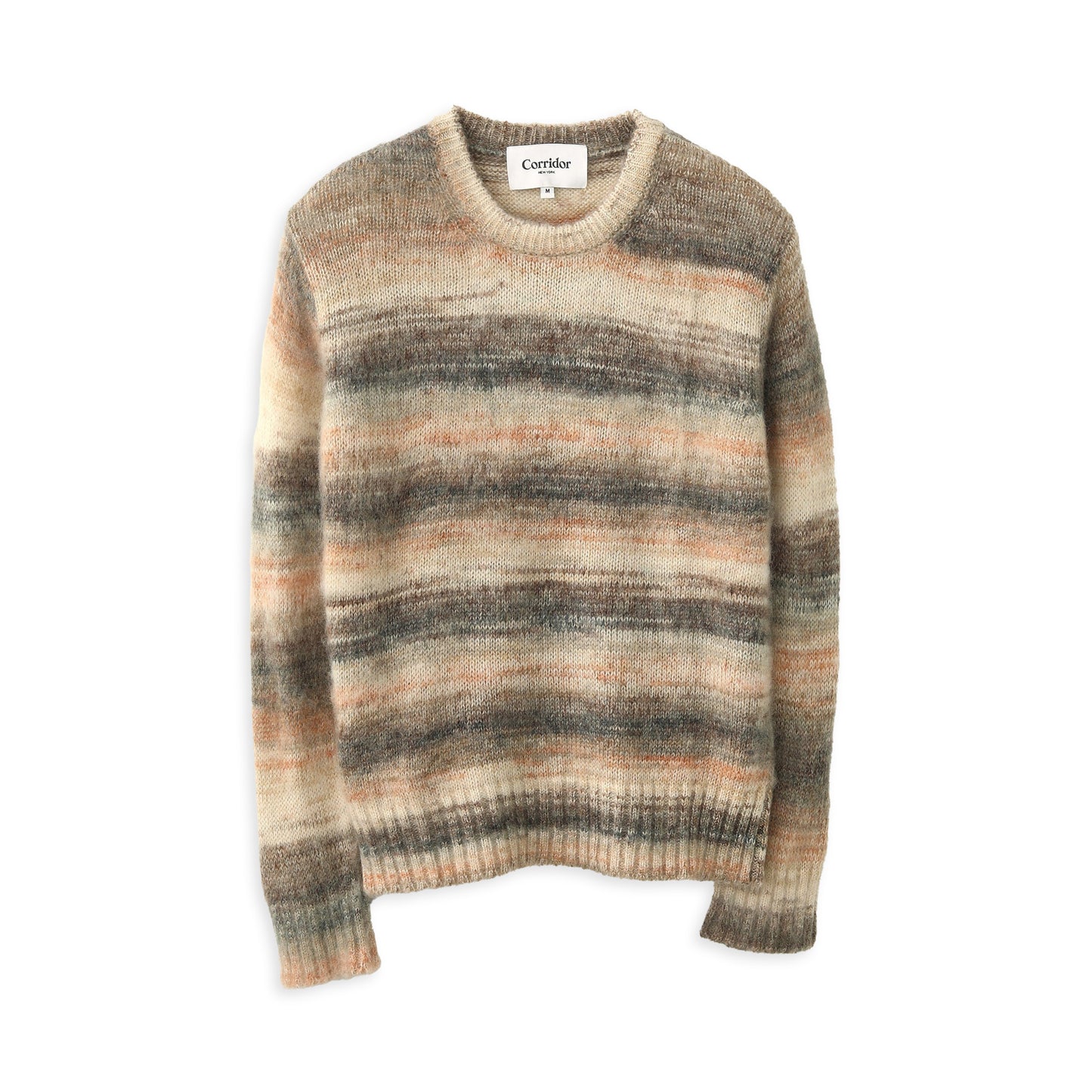 Corridor Space Dye Mohair Crewneck