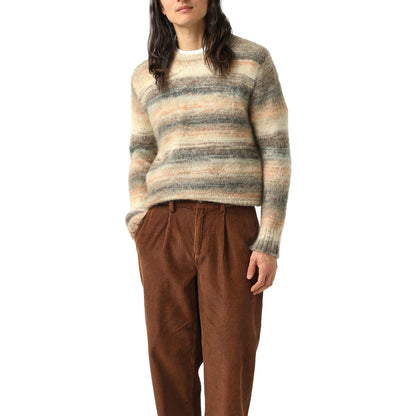 Corridor Space Dye Mohair Crewneck