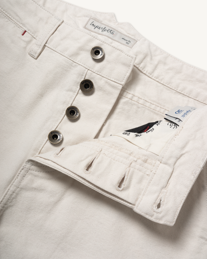 Imperfects Courier Pant Sharp Fit in Craft Canvas