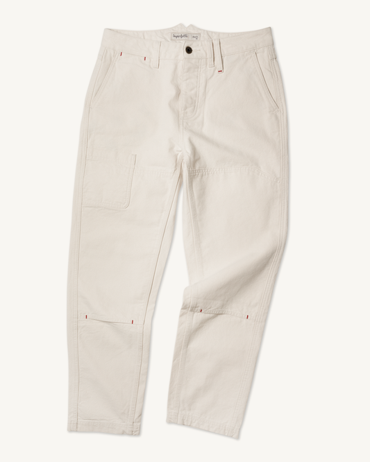Imperfects Courier Pant Sharp Fit in Craft Canvas Natural 30
