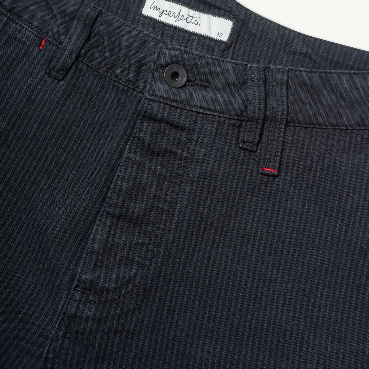 Courier Short in Indigo Hickory Stripe