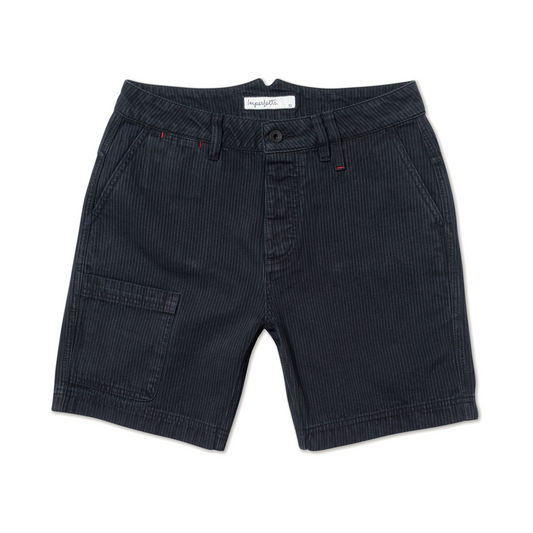 Courier Short in Indigo Hickory Stripe