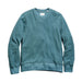 Billy Reid Crinkle Rib Crew in Steel Blue - Steel Blue