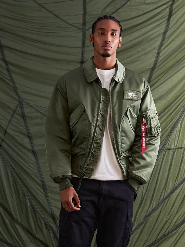 ALPHA INDUSTRIES CWU 45/P BOMBER JACKET (HERITAGE)