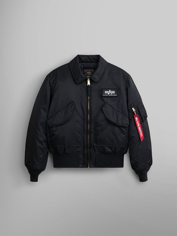 Alpha Industries CWU 45/P Heritage Bomber Jacket BLACK