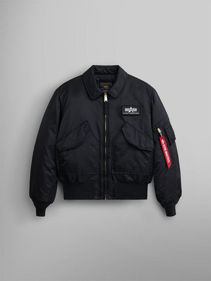 Alpha Industries CWU 45/P Heritage Bomber Jacket BLACK