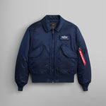 Alpha Industries CWU 45/P Heritage Bomber Jacket - REPLICA BLUE