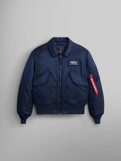 Alpha Industries CWU 45/P Heritage Bomber Jacket REPLICA BLUE