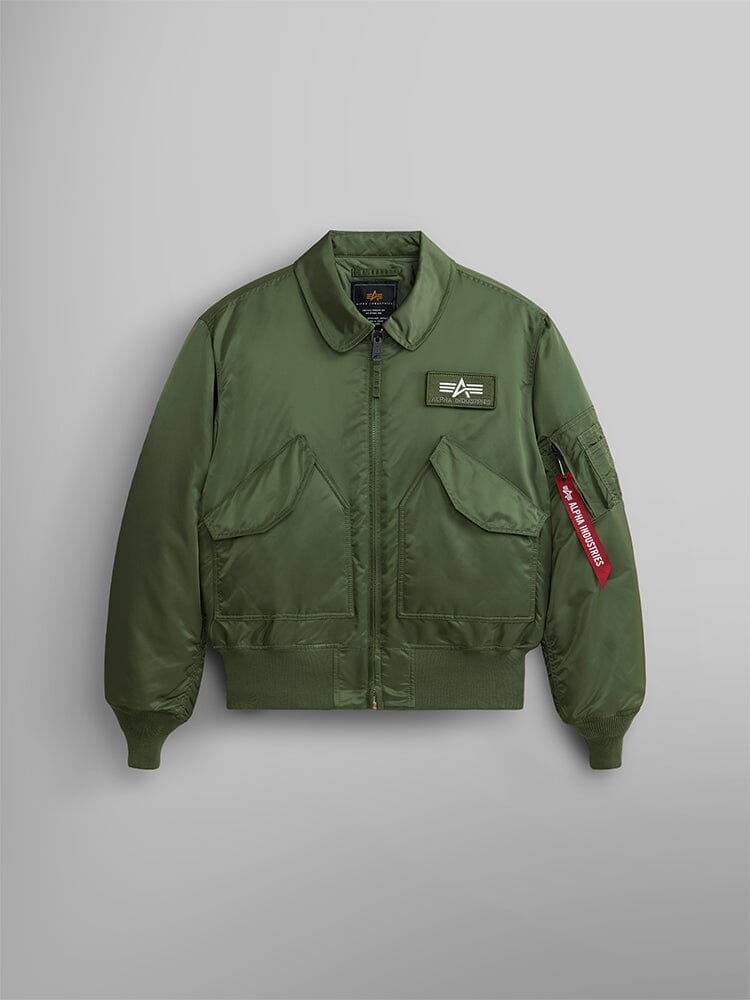 Alpha Industries CWU 45/P Heritage Bomber Jacket SAGE GREEN