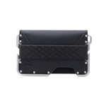 Dango D01 Dapper Bifold Wallet - Jet Black / Satin Silver
