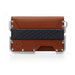 Dango D01 Dapper Bifold Wallet - Whiskey Brown / Satin Silver