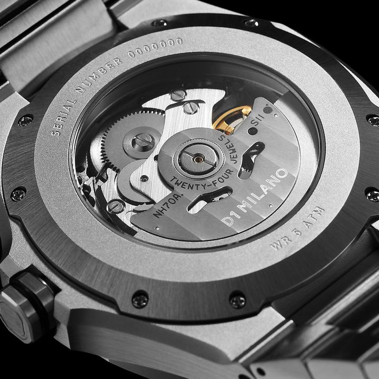 D1 Milano Skeleton Dial Watch