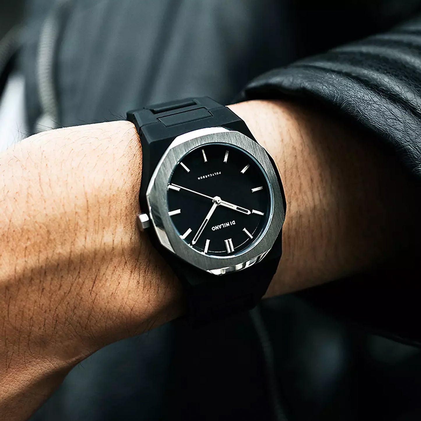 D1 Milano Space Grey Polycarbon Watch