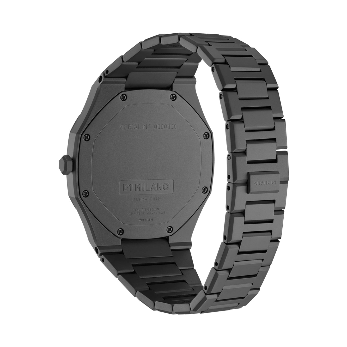 D1 Milano Anthracite Ultrathin Watch