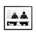 Daft Punk Framed Print - Black Frame