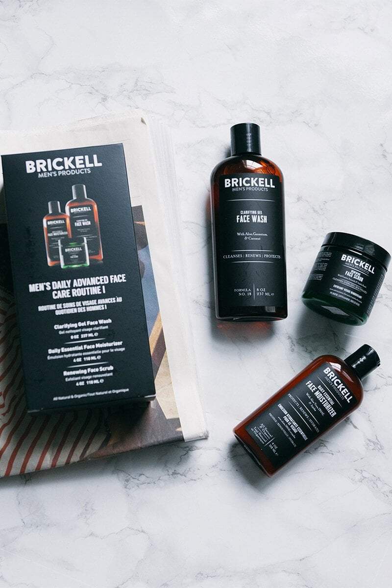 Brickell Men's Daily Advanced Face Care Routine I