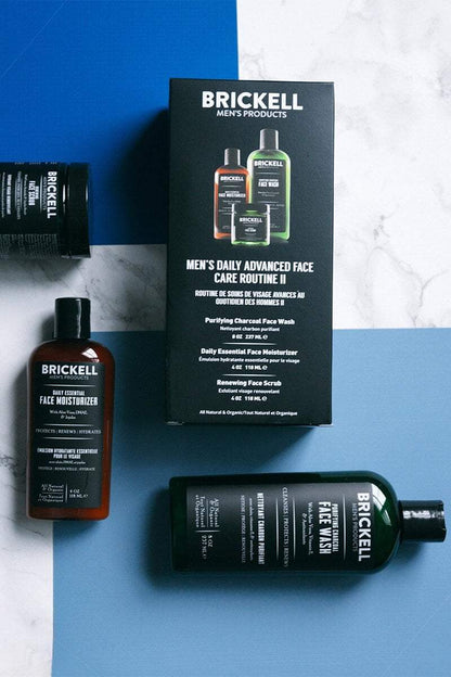 Brickell Men's Daily Advanced Face Care Routine II
