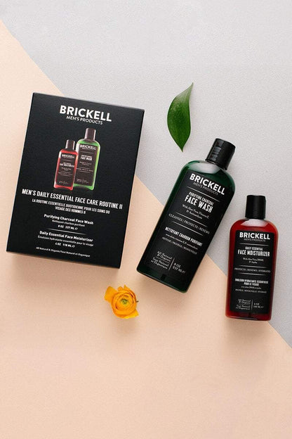 Brickell Men's Daily Essential Face Care Routine II