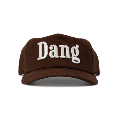 Dang Hat Brown Cotton Twill Mesh Flap