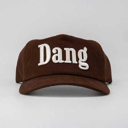 Dang Hat Brown Cotton Twill Mesh Flap