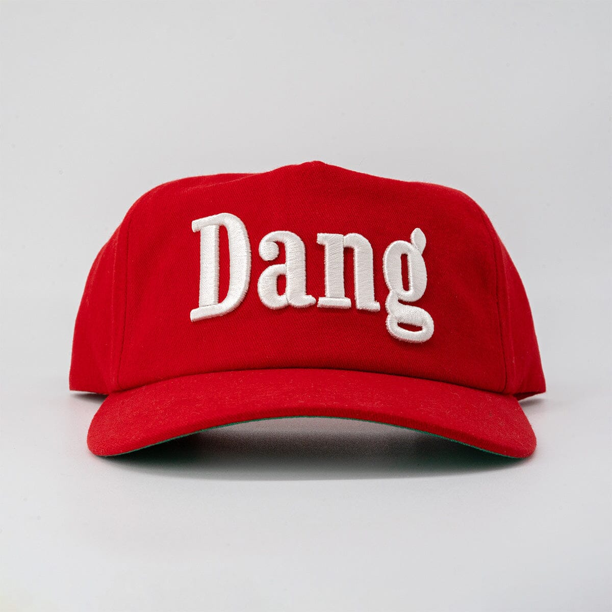 Dang Hat Red Cotton Twill Mesh Flap