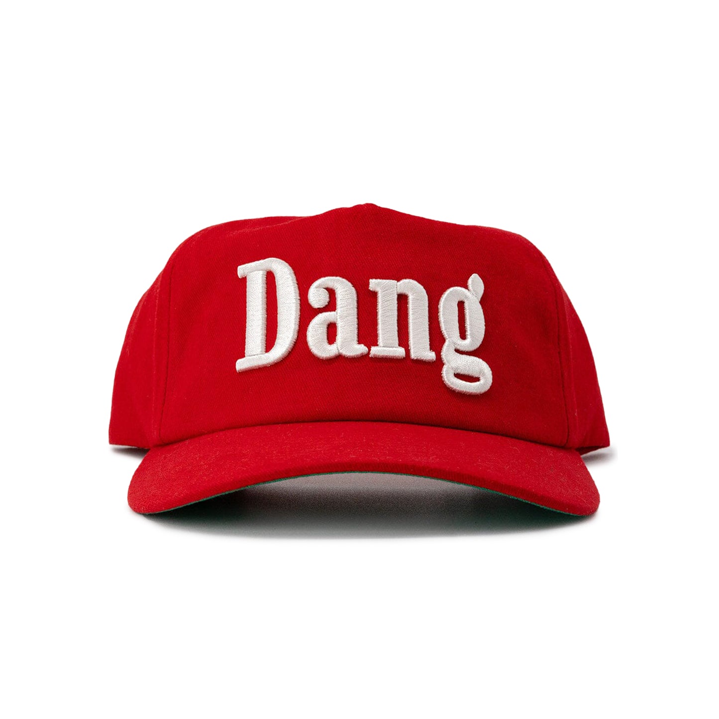 Dang Hat Red Cotton Twill Mesh Flap