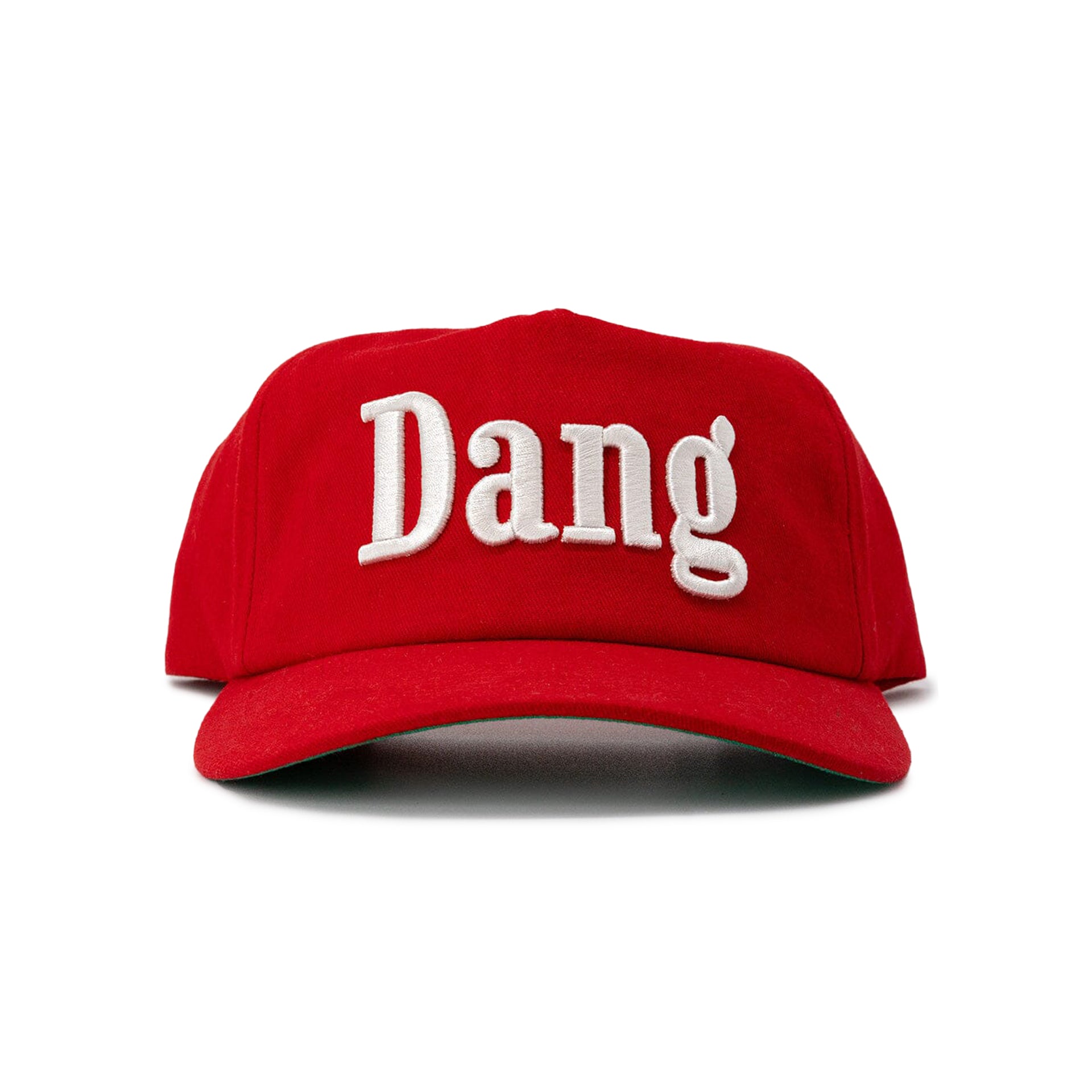 Dang Hat Red Cotton Twill Mesh Flap