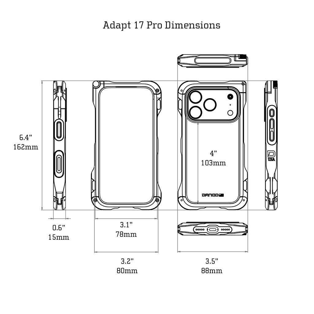 Dango iPhone 17 Pro Adapt Case