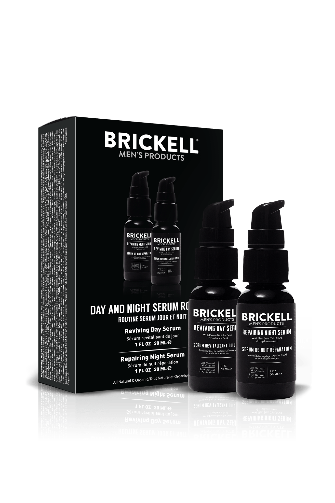 Brickell Day and Night Serum Routine
