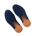 Mr. Grumpy Leather Slippers - Blue