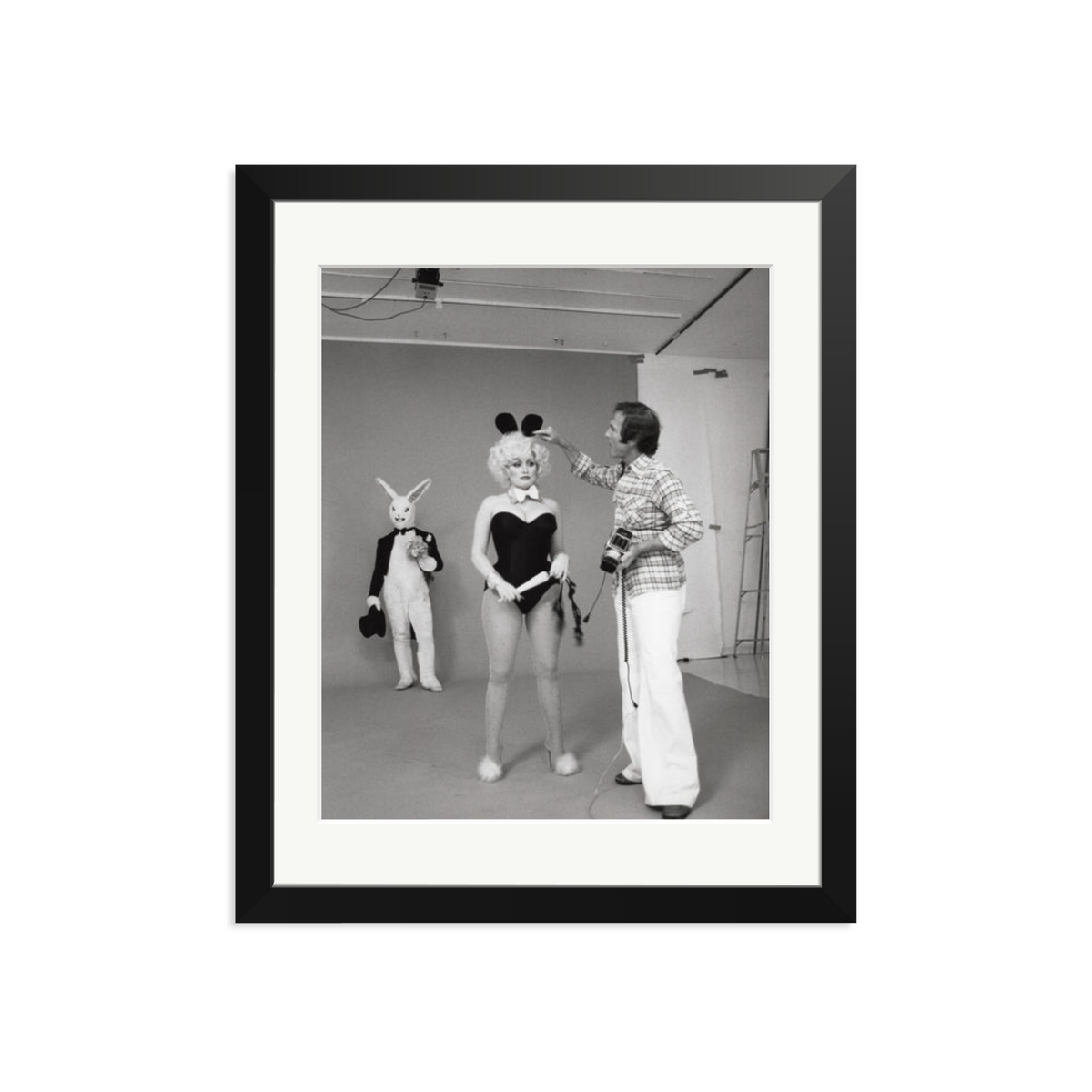 Dolly Parton, Playboy Photoshoot Framed Print Black Medium