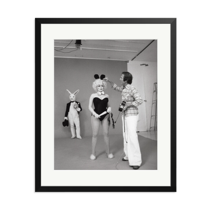 Dolly Parton, Playboy Photoshoot Framed Print Black XL