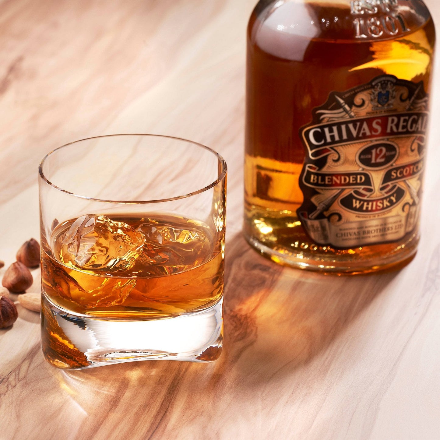 Nude Glass Arch Whisky Glasses