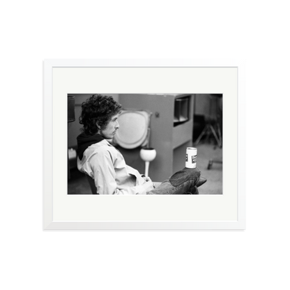 Bob Dylan At Atlantic Studios Framed Print