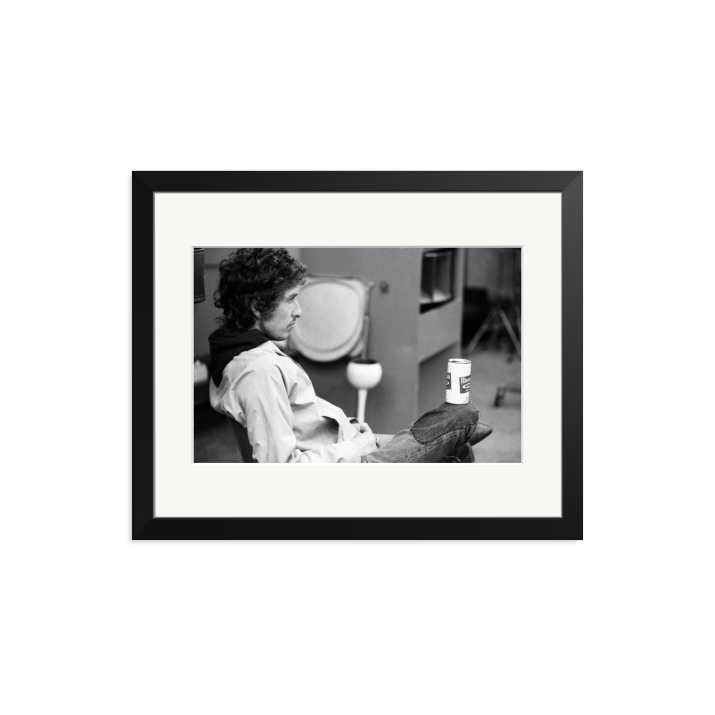 Bob Dylan At Atlantic Studios Framed Print