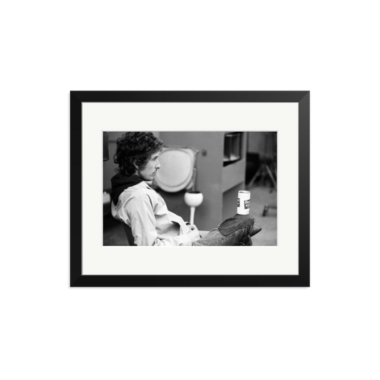 Bob Dylan At Atlantic Studios Framed Print
