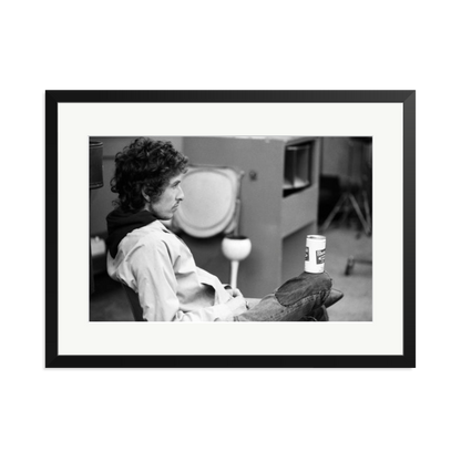 Bob Dylan At Atlantic Studios Framed Print