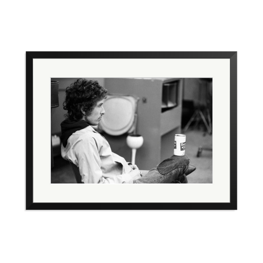 Bob Dylan At Atlantic Studios Framed Print
