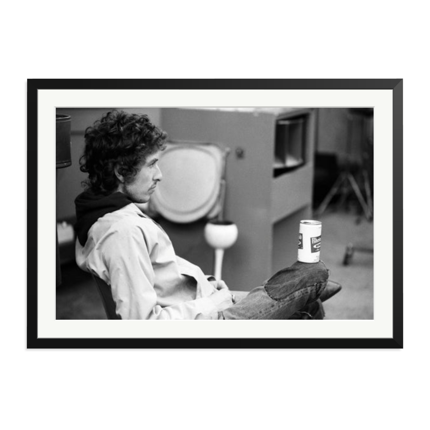 Bob Dylan At Atlantic Studios Framed Print