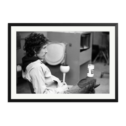 Bob Dylan At Atlantic Studios Framed Print