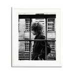 Bob Dylan 1966 Framed Print - White Frame