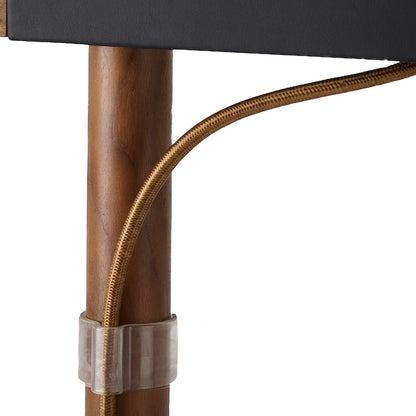 Herman Miller Leatherwrap Sitz-Steh-Schreibtisch