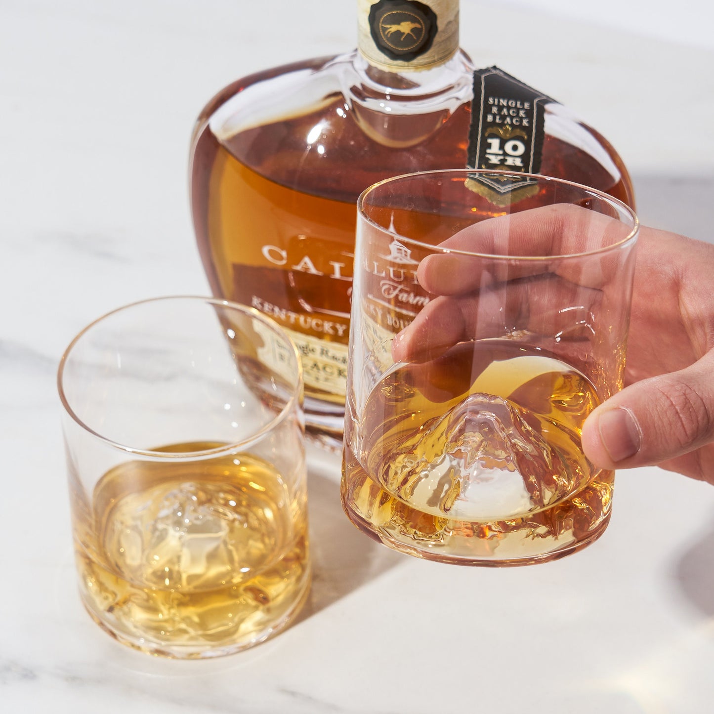 Mountain Crystal Tumblers Set