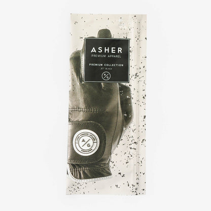 Asher Golf Jet Black Golf Glove