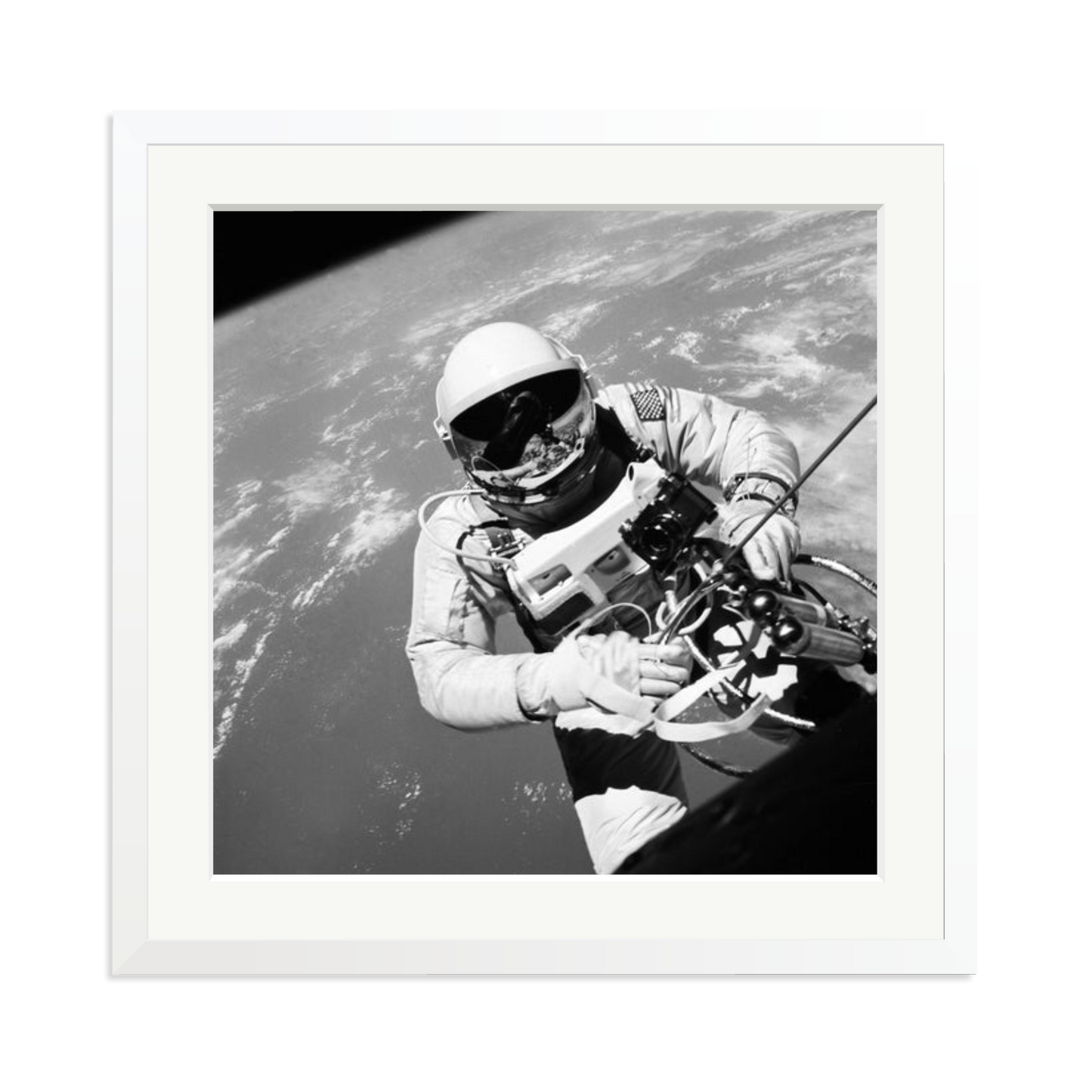 Gemini IV Spacewalk Framed Print