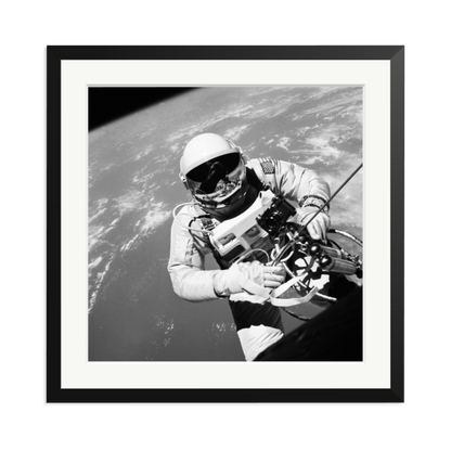 Gemini IV Spacewalk Framed Print Black XL