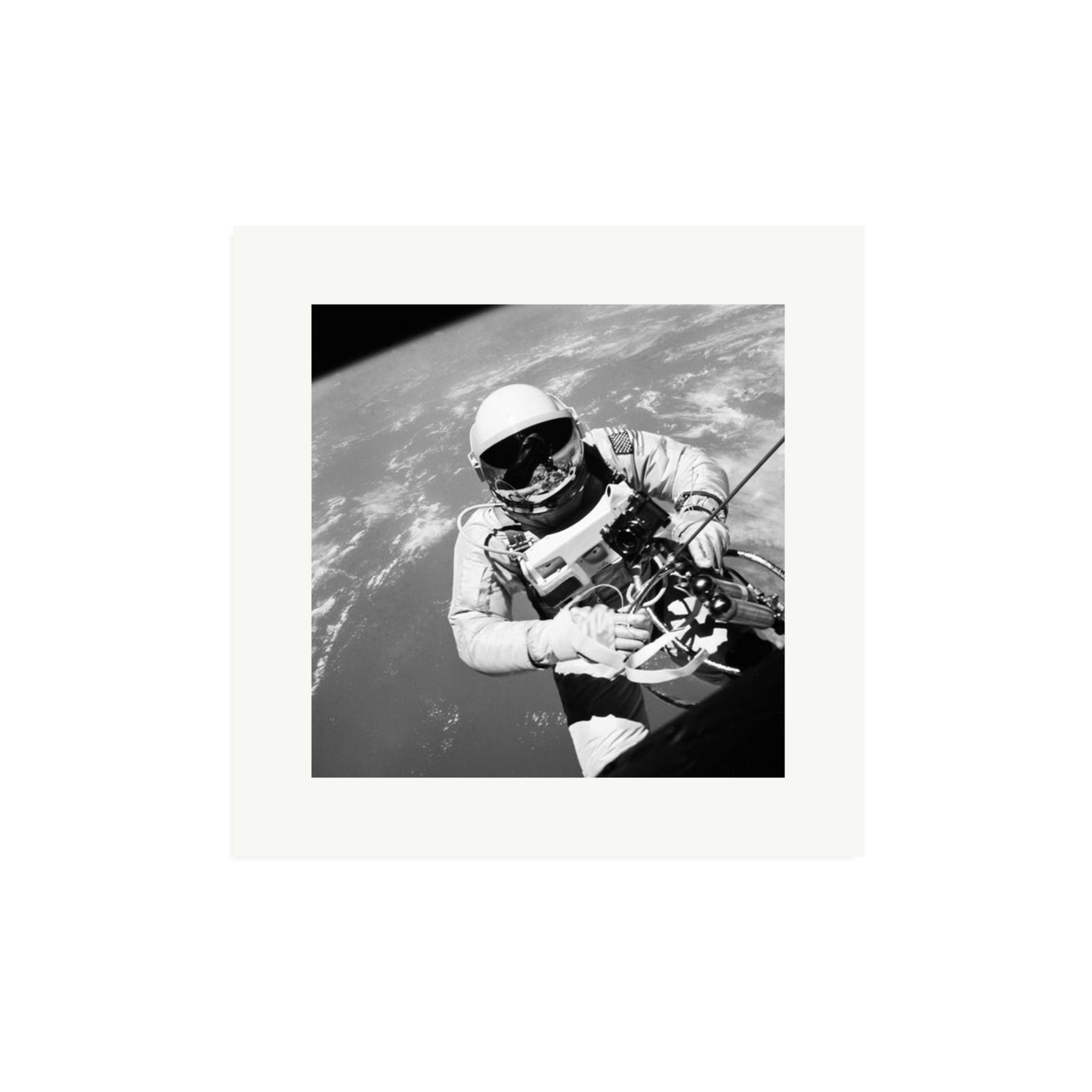 Gemini IV Spacewalk Framed Print Print Only Medium
